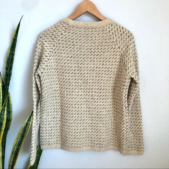 Roots Cabin Wool Blend Crew Neck Sweater - Picture 6 of 7